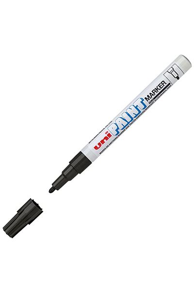 UNİ-BALL Black Uni-Ball Paint Marker - 0.8-1.2 Painting Marker