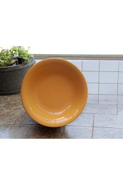 Kütahya Porselen Porselen Çukur Tabak Harlek 6'lı Yemek Tabağı 25 cm