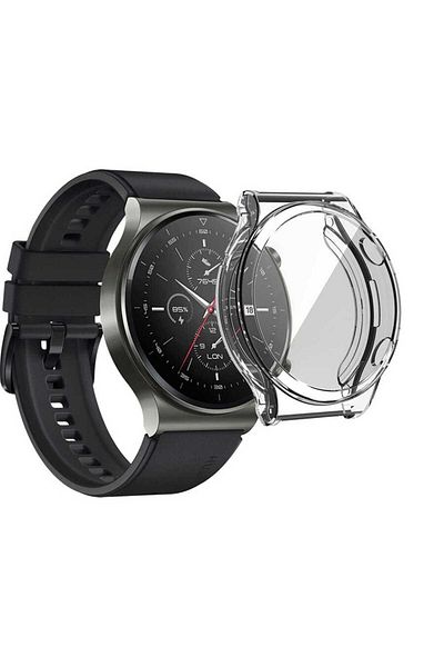 noktaks Huawei Watch Gt2 Pro Compatible - Case and Screen Protector - Gard 02 - No Color - T15776