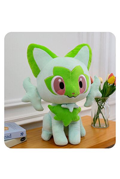 NB market Sprigatito Pokemon Plush Toy 45cm Cute Sleeping Companion Plush Anime Cat Plush