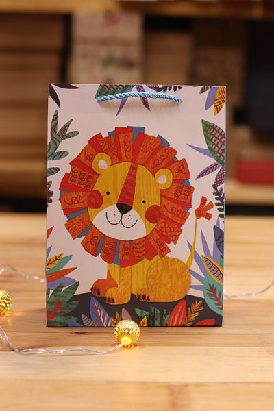 demontecraft Συσκευασία δώρου 1 τεμαχίου Mini Size Lion Pattern