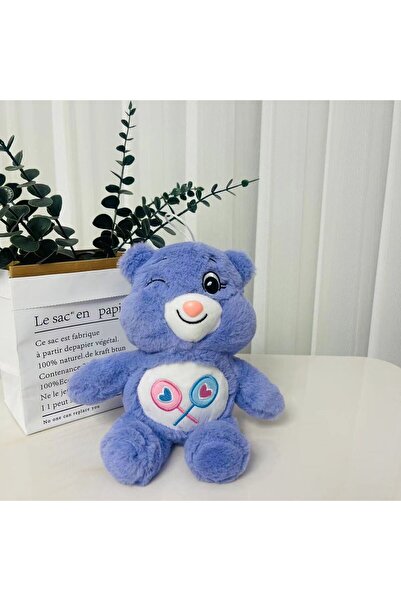 NB market carebear lacivert peluş ayıcık 20cm care bear peluş