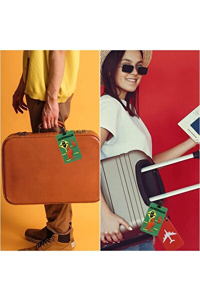 Boldy Valiz İs Με γκλίτερ i - Ετικέτα βαλίτσας - Ç Τσάντα Ετικέτα - Ετικέτα α...