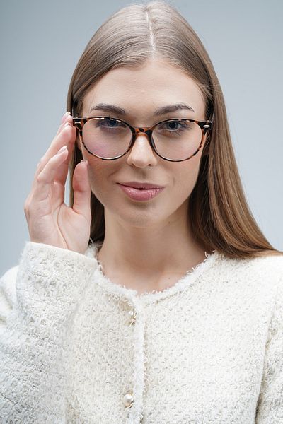 LOOKUP Blue Optical Glasses - Light Protection, Interchangeable Glass, Frame Screw, Compatible 50-16-144
