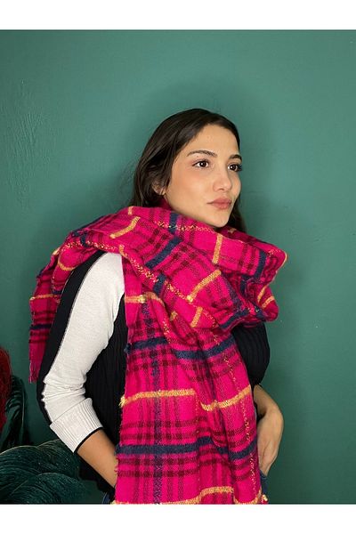 laviyonsa Thick Winter Colorful Scarf & Shawl