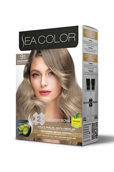 Sea Color Saç Boyası 9.1 Elmas Sarısı 8698753382737