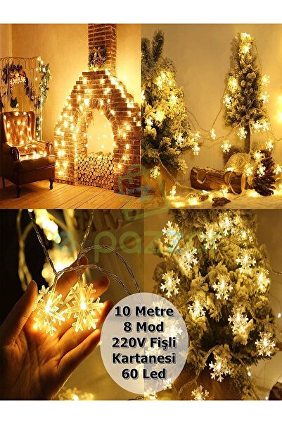 LightSpace 10 Mt. 60 Led Kartanesi 8 Mod Parti Christmas Konsept Organizasyon...