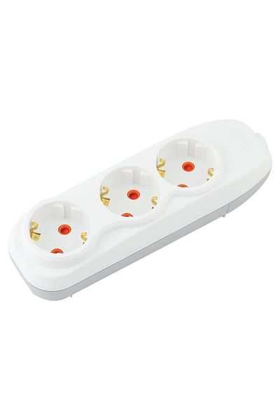 Axe Tools Quattro 3-Piece Grounded - Child Proof Group Socket Without Cord