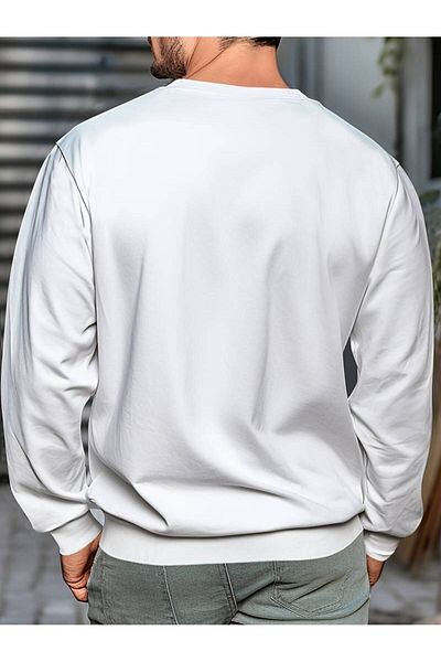 LEIVOR Ανδρικό φούτερ Oversize - Whatever Printed