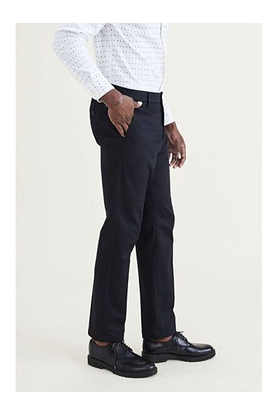 Dockers Signature Stain Defender Creased Slim Fit Trousers