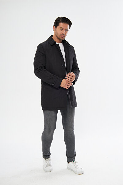 COMPİERE Slim Fit Içi Çıkmalı Su Iticili Trençkot Pardesü