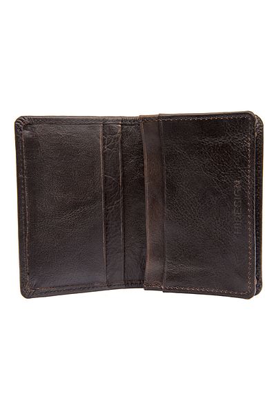 Hidesign 020AD Leather Card Case - Genuine Leather, Black - Slim & Stylish Card Holder