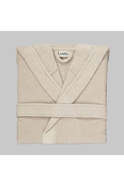 Sarev Μπουρνούζι 100% Cotton Street Beige Διπλό (XL)