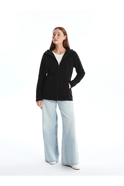 LC Waikiki Γυναικεία φούτερ με φερμουάρ LCWAIKIKI Basic Hooded