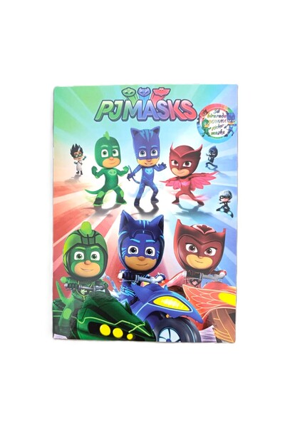 şahane parti Pjmasks      (BOYAMA , STİCKER , ARKA KAPAK MASKE)