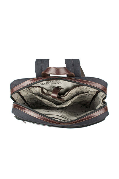 Hidesign Viking 02 Navy Canvas Messenger Bag – Stylish & Durable Crossbody for Everyday Use