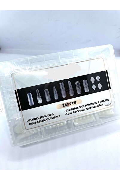 BİYUTREND 4 Farklı French Aparatlı 8 Farklı Protez Tipsi,-288 Adet Tırnak Tip...