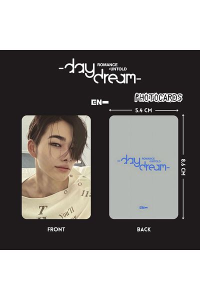 Kpop Dünyasi Enhypen Niki -''Romance Untold Daydream'' Photocards Set