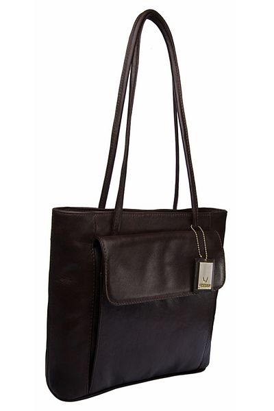 Hidesign Tovah Brown Handbag for Women - Genuine Leather, Chic & Elegant Design