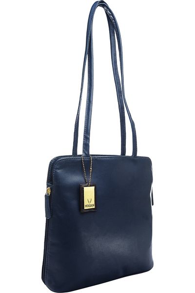 Hidesign Kirsty 01 Ladies Handbag - Stylish & Elegant Design, Midnight Blue - Premium Leather