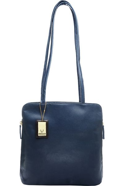 Hidesign Kirsty 01 Ladies Handbag - Stylish & Elegant Design, Midnight Blue - Premium Leather