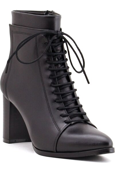 Venüs 2128234 Siyah  Deri Bot