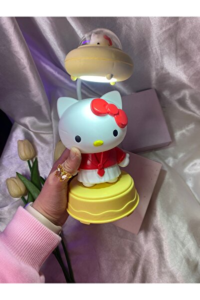 TATLIŞ Hello kitty masa lambası ışıklı şarj kablolu gece lambası