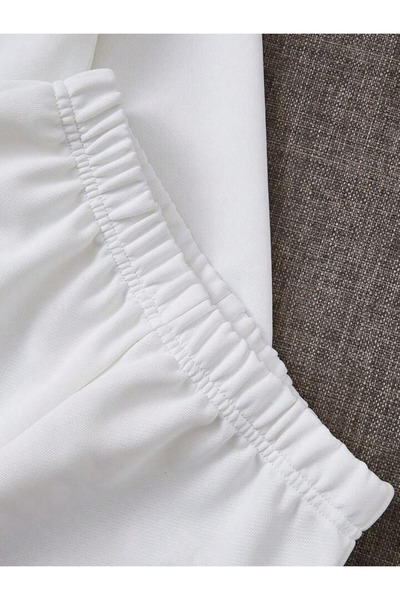 bellanova Unisex New Season Bumbac alb Hanorac cu glugă Pantaloni de trening ...