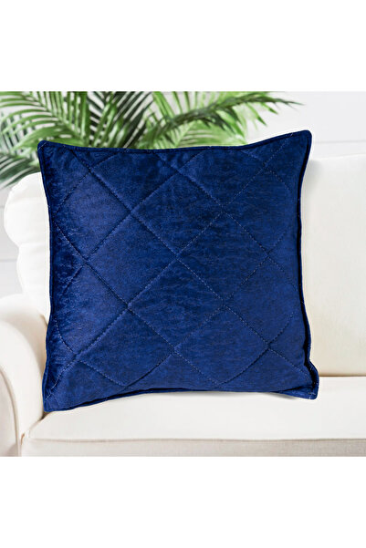 In House Aurora Velvet Decorative Cushion - 50x50 cm - Blue