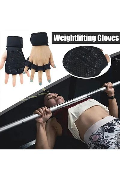 BGA Fitness Weightlifting Weight Lifting Gloves Fitness Sports Gloves M/L