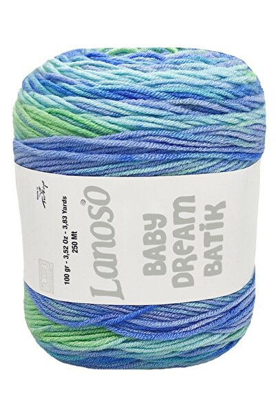 Lanoso Ață de tricotat manual Baby Dream Batik