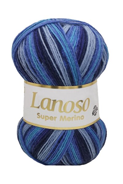 Lanoso Super Merino El Örgü Ipliği