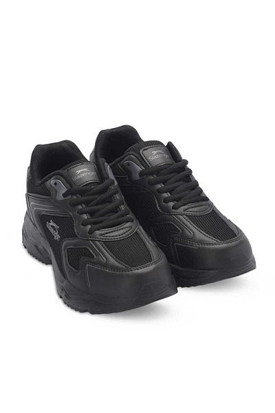 Slazenger Ornella Black Dark Gray Women's Sneakers - Sa24Rk011-518