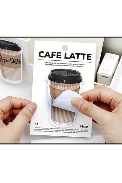 Bee you Flavor Themed Adhesive Note Paper-Cafe Latte