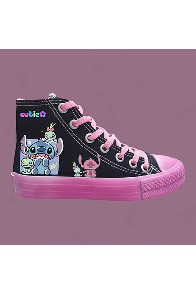 Amazoonkids Design Lalo și Stiko Printed Sneaker Pantofi sport pentru fete
