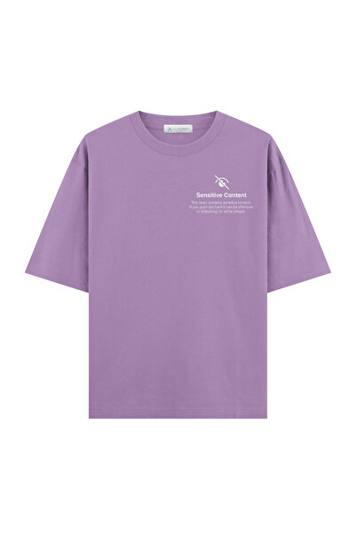 COUTLINER Tricou supradimensionat cu conținut sensibil (Extra!) Croială largă)