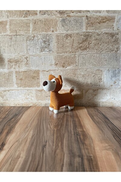 Çığır Antik El Yapımı Organik Pamuklu Amigurimi Sosis Köpek