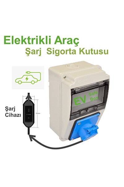 ReparAuto Elektrikli Araç Şarj Istasyonu Cihazı Için Mobil Korumu Ve Sigorta Kutusu 11kW Sanayi
