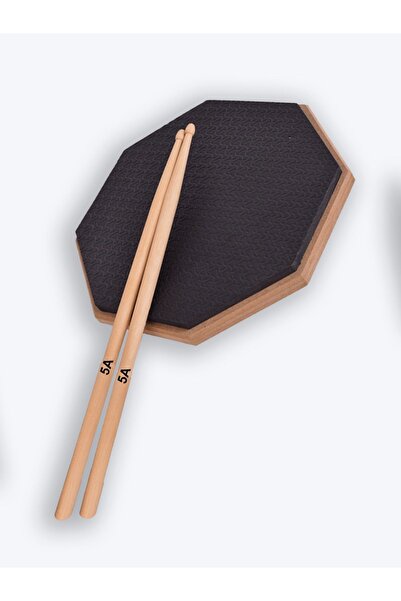 Yurtrenkleri Yayınevi 12-инчов барабан за упражнения по ритъм + палки за барабани (5a)