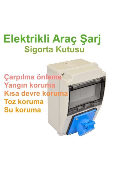 ReparAuto Elektrikli Araç Şarj Istasyonu Cihazı Için Mobil Korumu Ve Sigorta Kutusu 11kW Sanayi