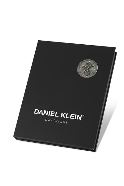 Daniel Klein Steel Band & Special Leather Band Inner Functions Active Men Wrist Watch Dke.1.10737-1