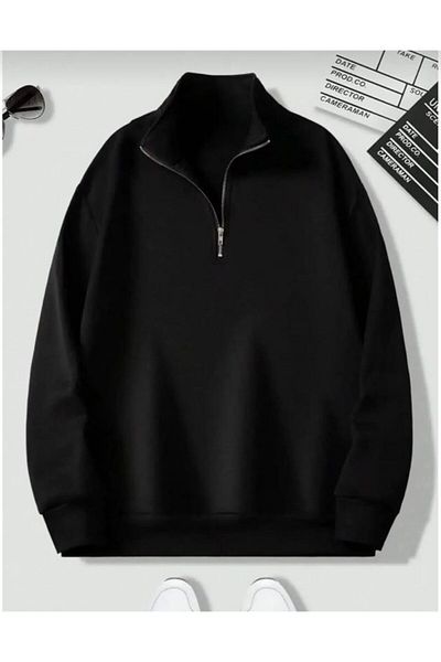 REDSONNE Premium Waikiki Fit - 3 Thread Half Zipper Raster Sweatshirt