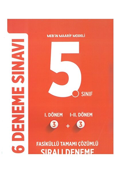 Editör Yayınevi 5. Sınıf Fasikül 6 Deneme Sınavı / Kolektif / Editör Yayınevi...