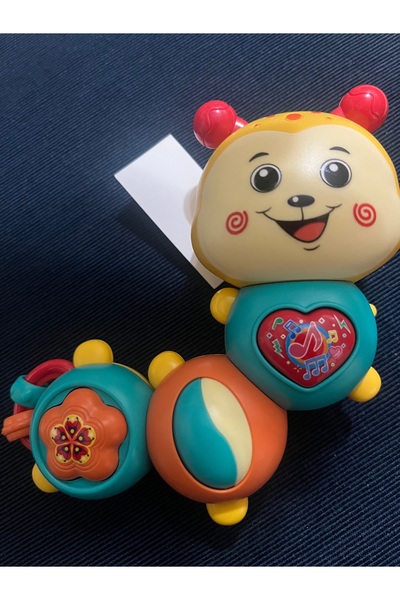 DYA TİCARET Müzikli,Çıngıraklı Sevimli Tırtıl Bebek Oyuncağı