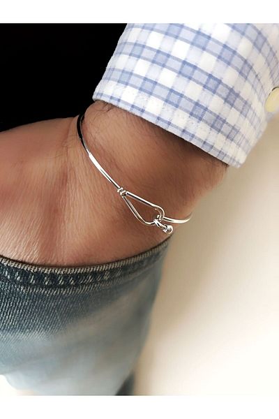 axexuar 316L Steel - Thin Snap Bracelet and Bracelet Model, Rustproof and Tarnish-Free