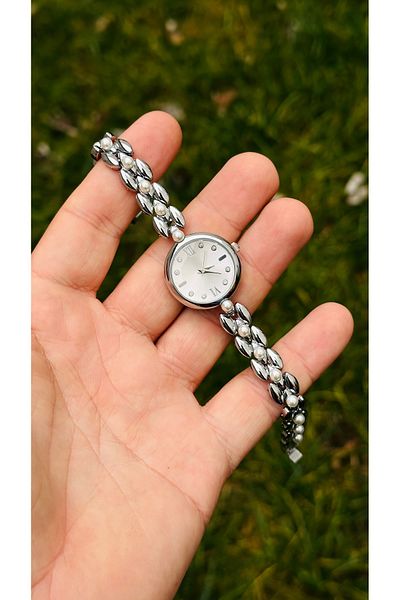 pullmarkt Pearl Grains Series - Women &Apos; S Wristwatch with Stones in Pearl Look