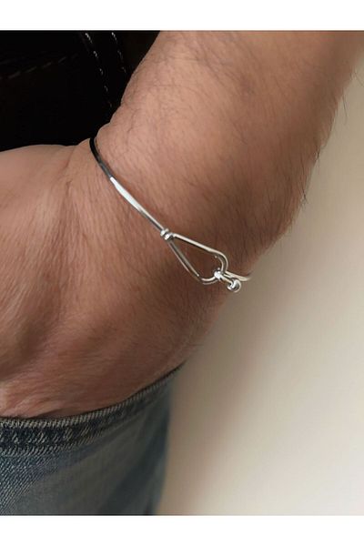 axexuar 316L Steel - Thin Snap Bracelet and Bracelet Model, Rustproof and Tarnish-Free