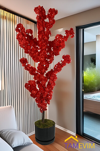 TamEvim Doğa Lüksü - Yapay Büyük Singapur Bahar Dalı Yapay Ağacı - 130 Cm