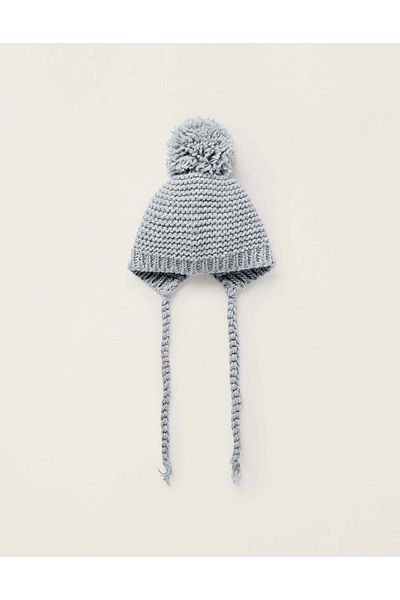 Ziddy BEANIE KNITTED L GREY MGE