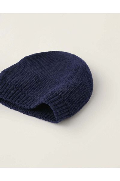Ziddy SET BEANIE MITTENS DRESS BLUE